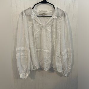 LOFT, Cream Blouse